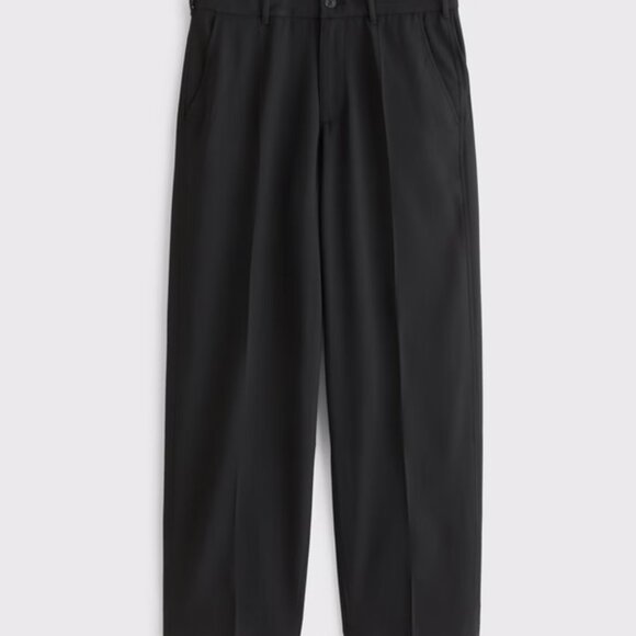 Abercrombie Mens' Baggy Trouser in Black - Picture 4 of 4